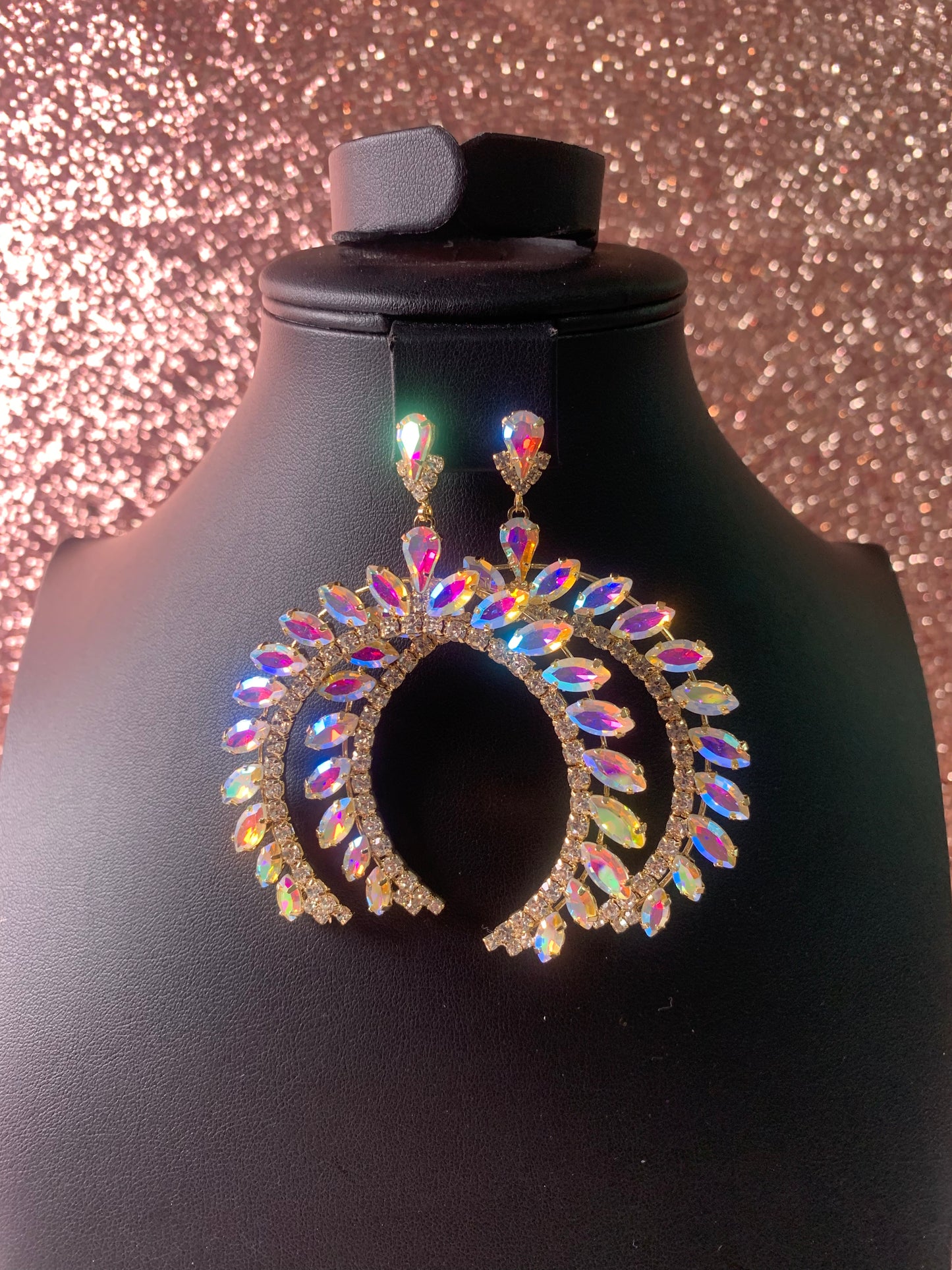 AB Teardrop Half Hoops