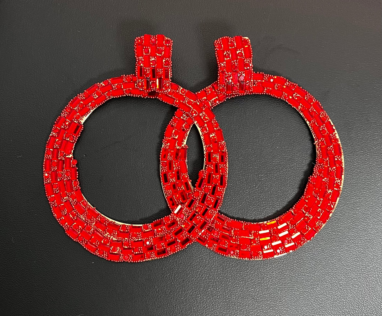 Red Apple Of His Eye Earrings