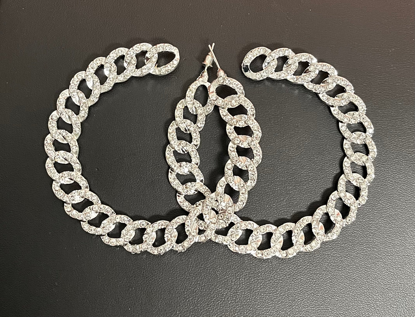 Silver Bling Earrings