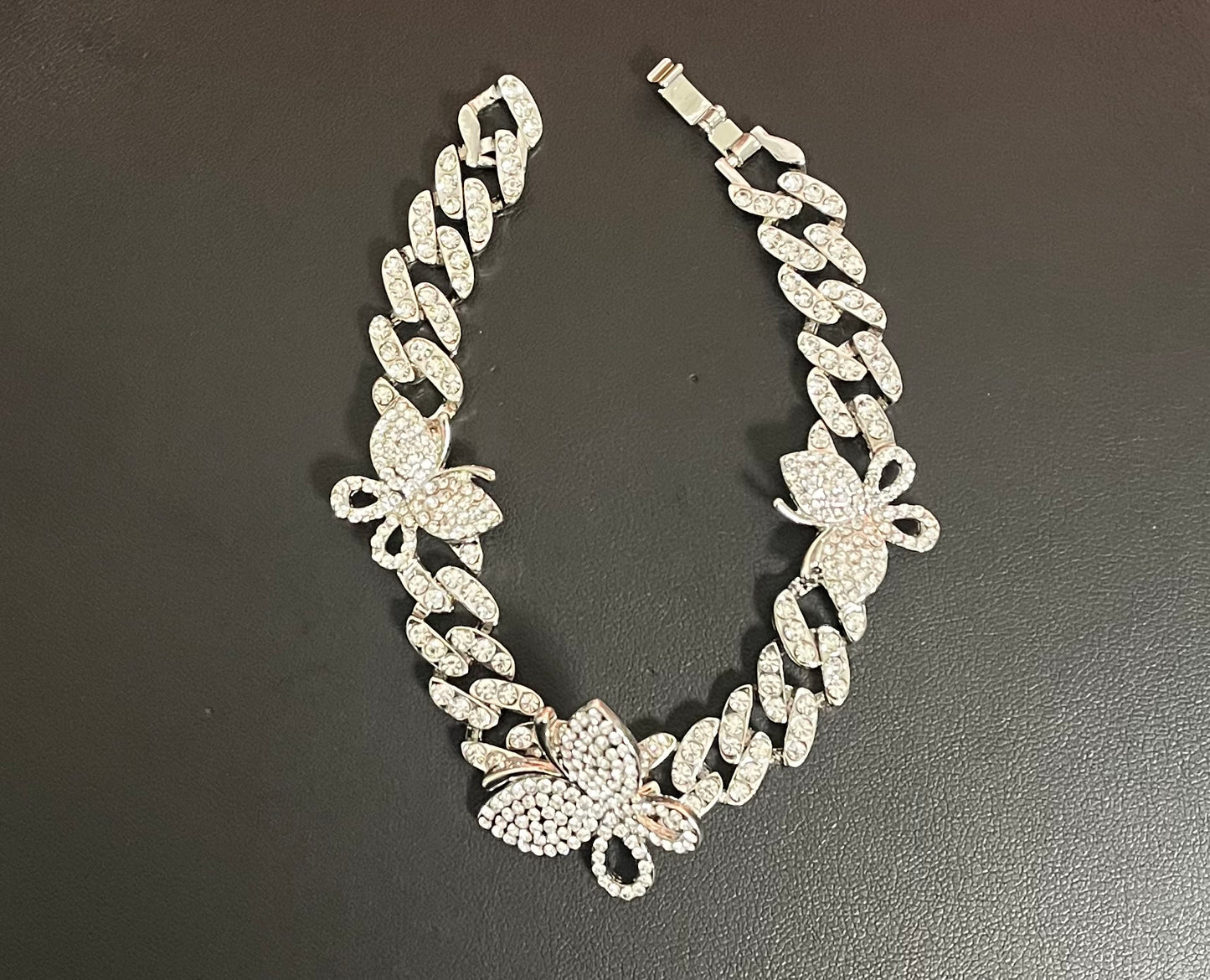 Wildflower silver bracelet