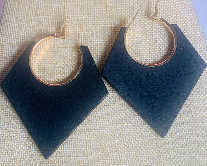 Black Fashion Earrings