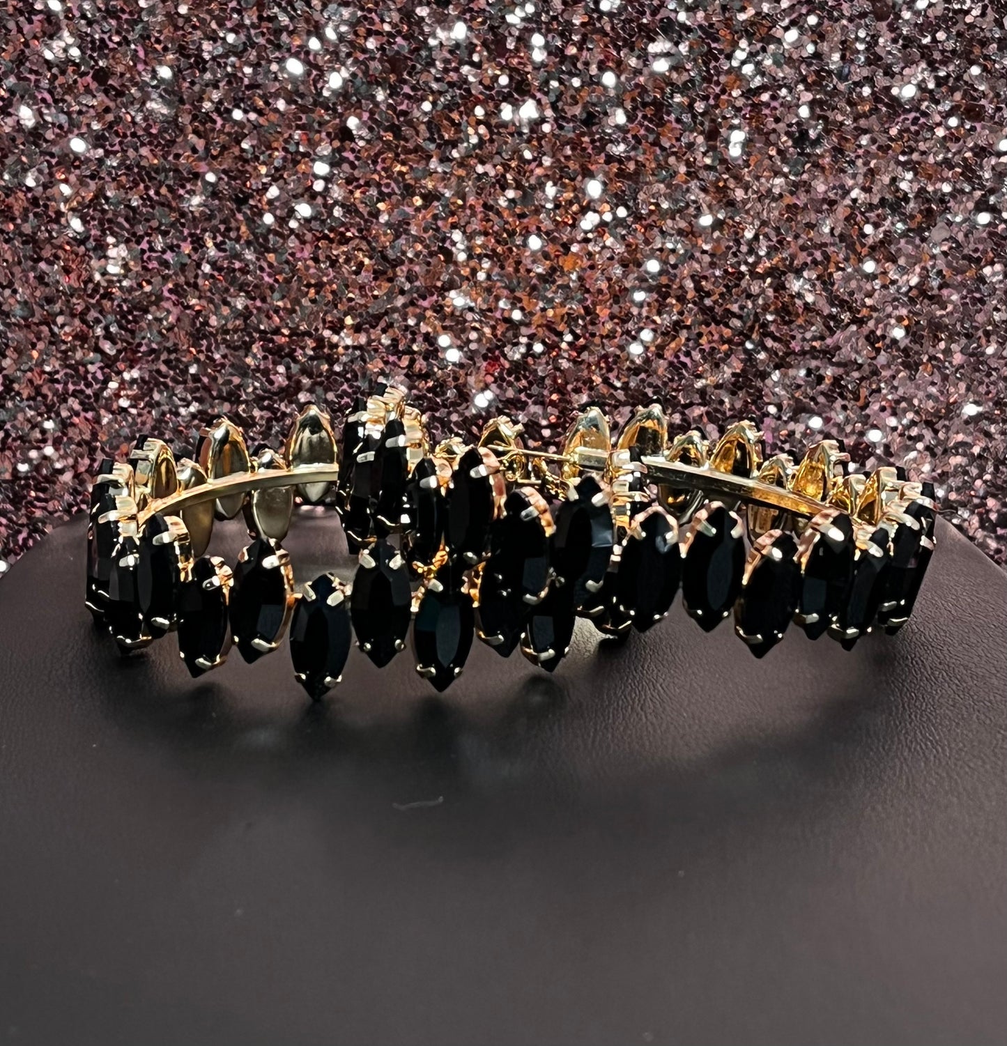 Black & Gold Earrings