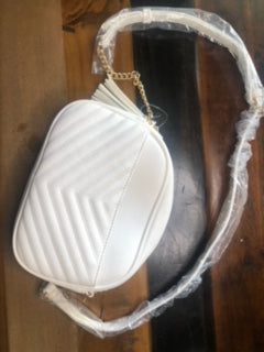 White Cross Body Purse