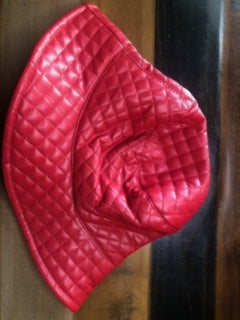 Faux Leather Bucket Hat