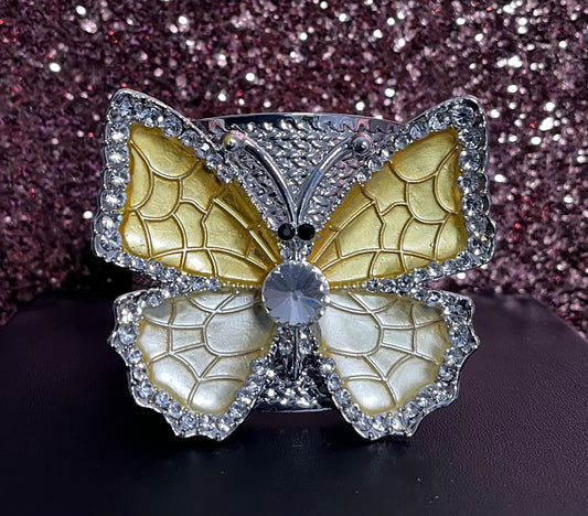 Silver bling Butterfly Bracelet