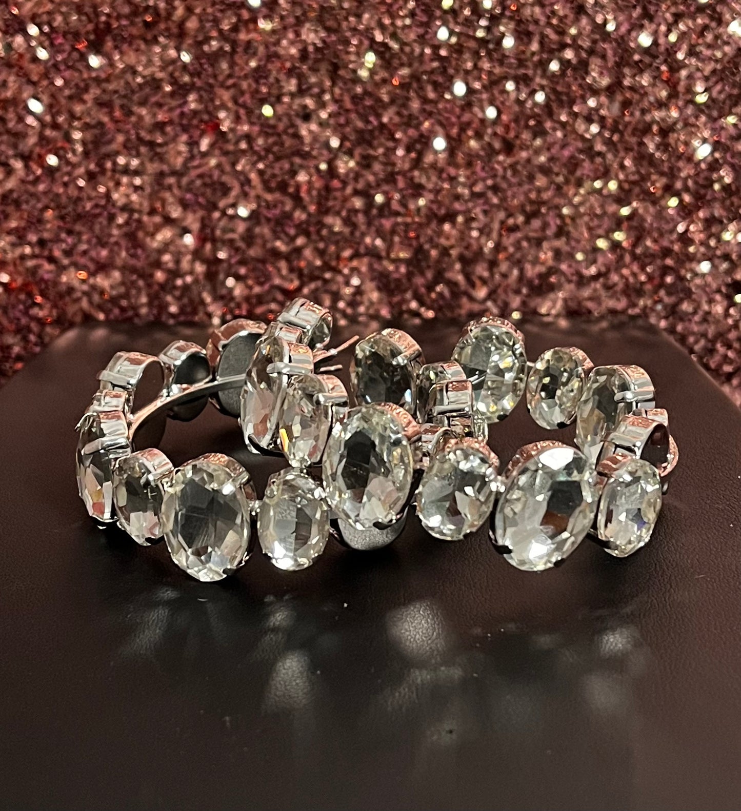 Silver Bling Earrings