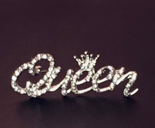 Queen Silver and Gold Pins