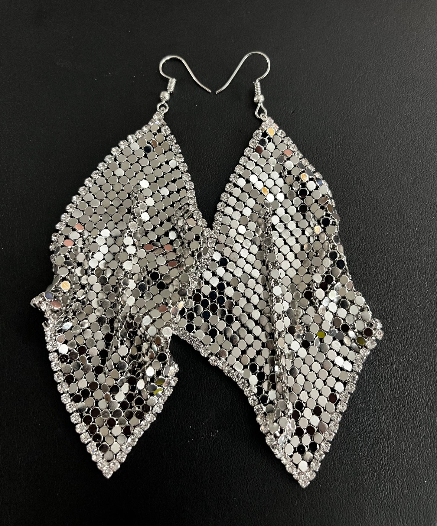 Bling Silver Earrings