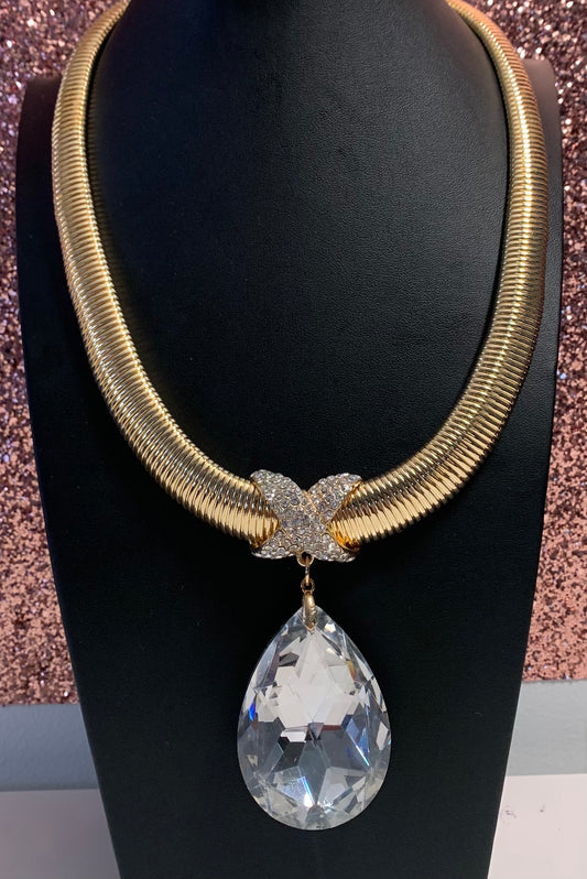 Gold Bling Necklace