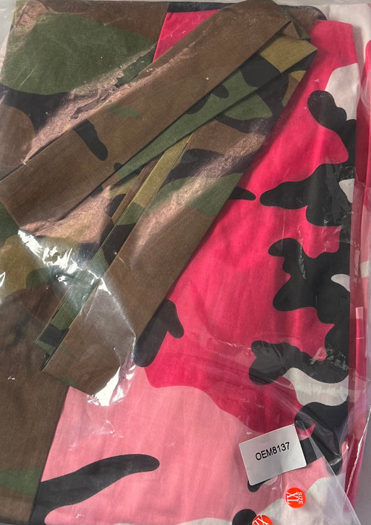 Pink and green camo jacket