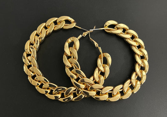 Gold Hoop Earrings