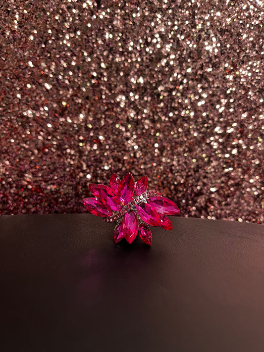 Pink & Silver ring