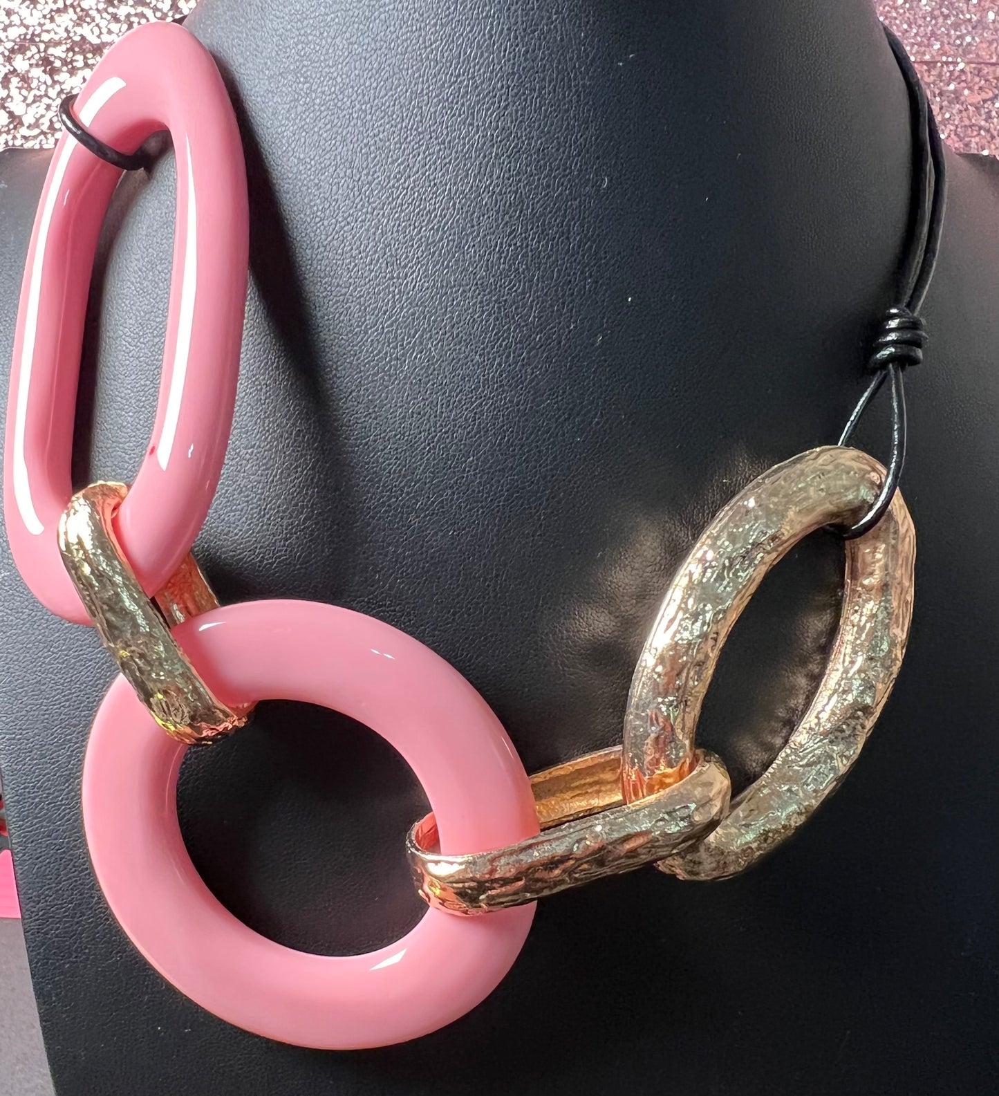 Pink and Gold necklace