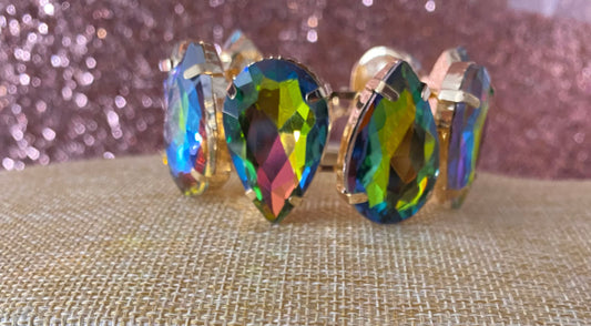 Oil spill tear drop Bracelet