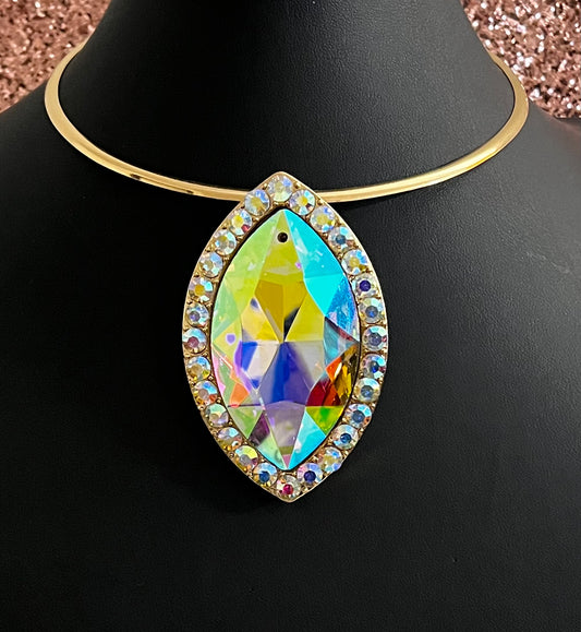 Gold Iridescent Necklace