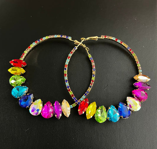 Gold Multi Hoop Earrings