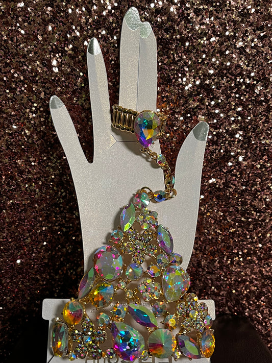AB Gold Ring Bracelet