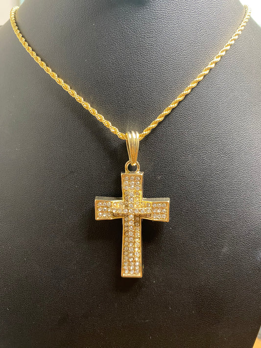 Bold Gold Cross