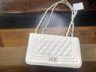 Cream and Gold Medium  Bag