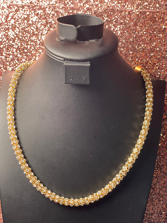 Gold Bling Rope Chin